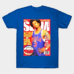 Allen Iverson - Distressed Slam Cover T-Shirt